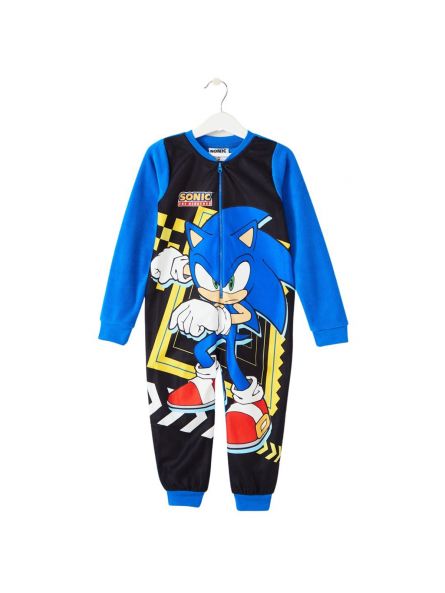 Sonic Fleece Pajamas Jumpsuit