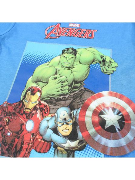 Avengers t-shirt.