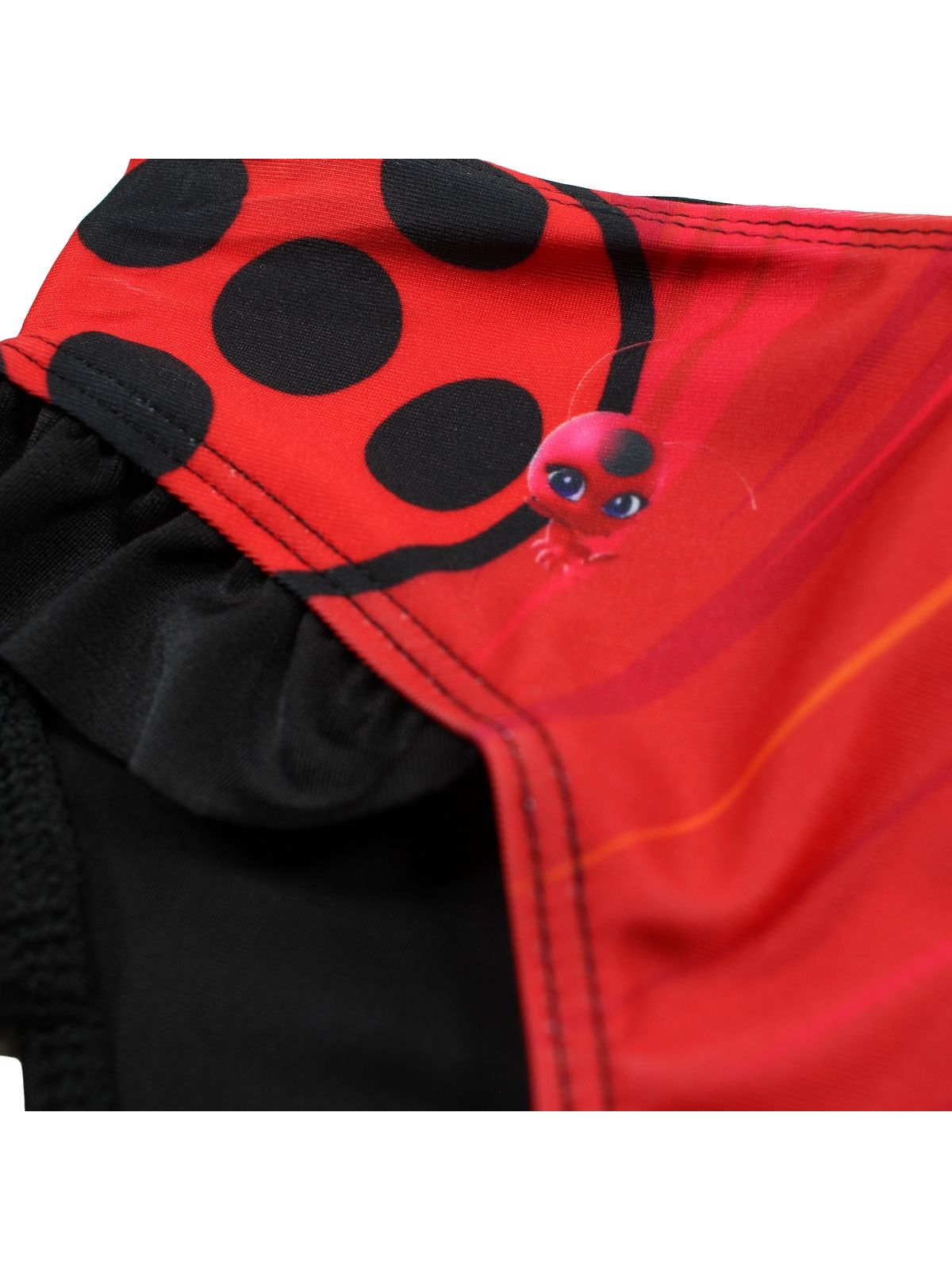 Ladybug swimsuit.
