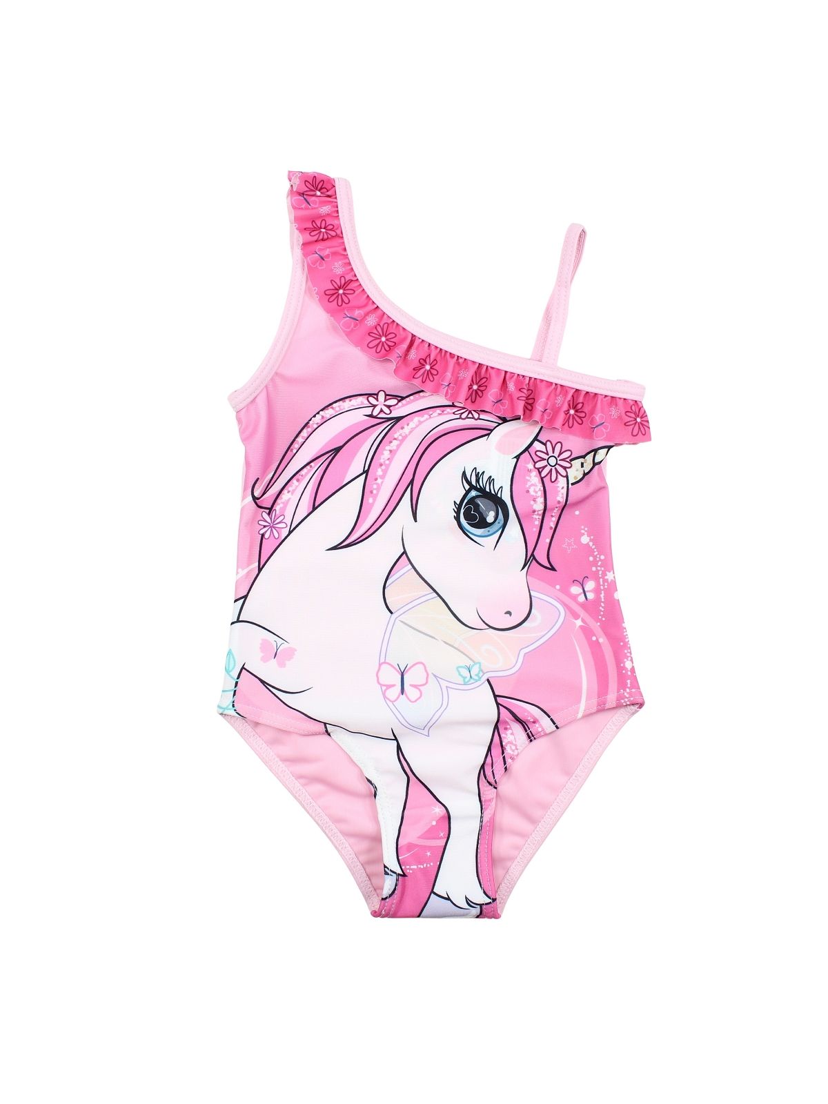 Unicorn swimsuit.