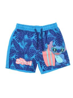 Bañador tipo shorts de Lilo y Stitch.