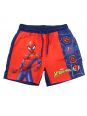 Spiderman swim shorts.