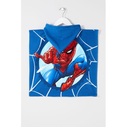 Spiderman Poncho towel with a hood