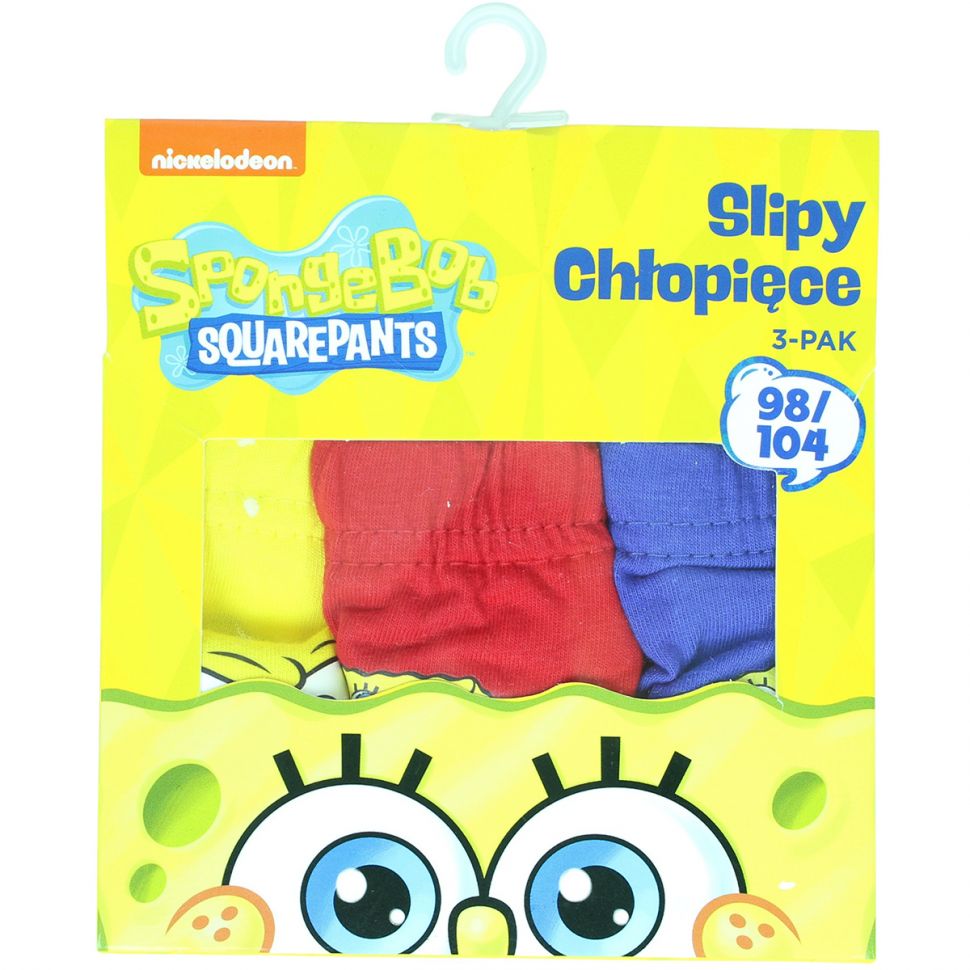 Bob L'éponge Set mit 3 Slips 