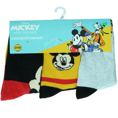Mickey Paquete de 3 calcetines
