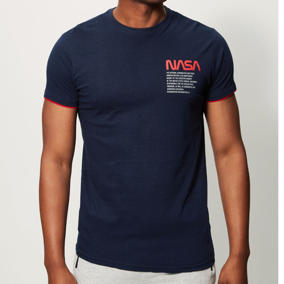 Nasa T-Shirts mit kurzen Ärmeln Mann